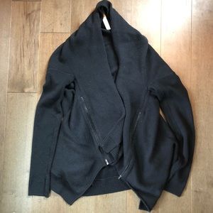 Lululemon black sweater cardigan